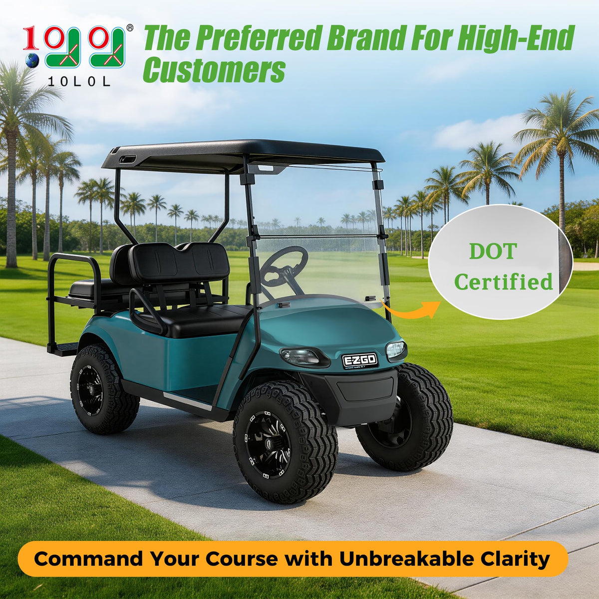 10L0L foldable windscreen offers adjustable airflow for hot days.