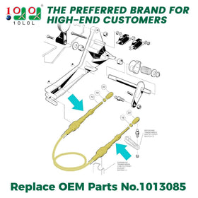 10L0L forward-reverse cable for Club Car DS 1984-1997 enhances direction accuracy.
