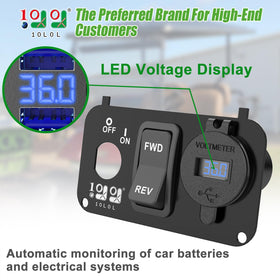 10L0L forward reverse switch for EZGO TXT/Medalist enables easy direction control on the course.