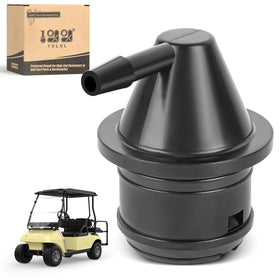 10L0L FP-210 fuel tank vent assembly ready for quick snap-in installation on Club Car.