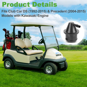 10L0L FP-210 installed on Club Car DS demonstrates reliable venting on inclines.