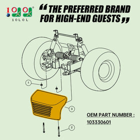 10L0L front bumper corrosion-resistant material ensures long-lasting outdoor use.
