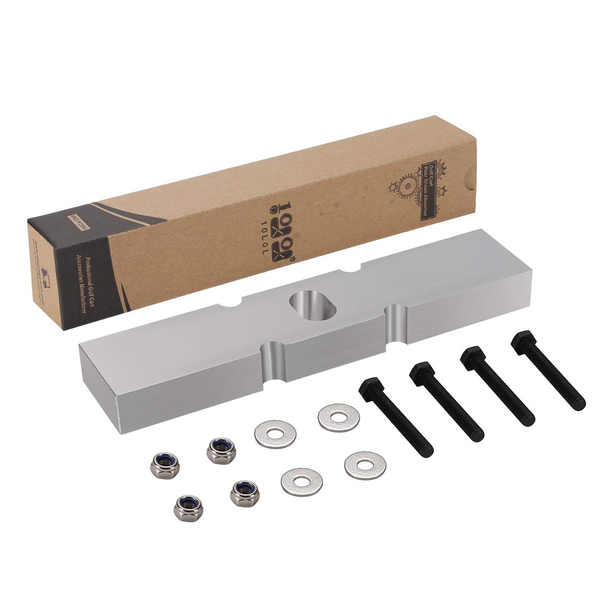 Bolts and washers included with the 10L0L lift block kit for Club Car DS.