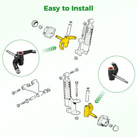 10L0L front-end repair kit packaging highlights complete OEM-style parts.