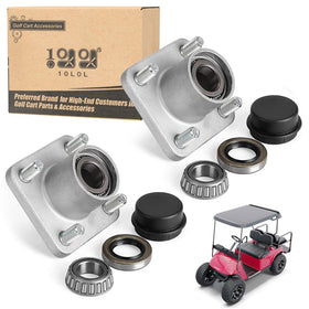 10L0L front hub assembly for EZGO TXT set of 2 improves stability