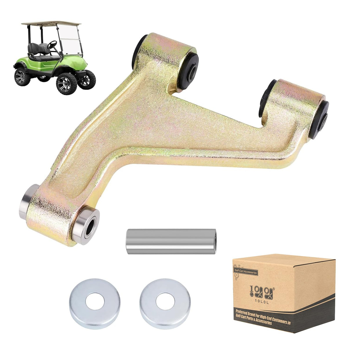 10L0L front lower control arm on Yamaha G22/G29 improves steering response