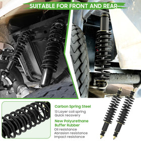 10L0L front rear shock absorbers for ezgo txt adapt to varied terrain.