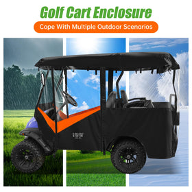 10L0L Velcro attachments stabilize the enclosure around wheels and doors