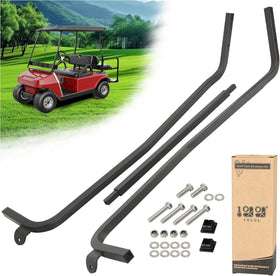 10L0L front roof bracket for Club Car DS 2000+ improves roof stability on uneven terrain.