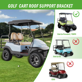 10L0L Front roof support bracket robust construction withstands outdoor use and regular golf rounds