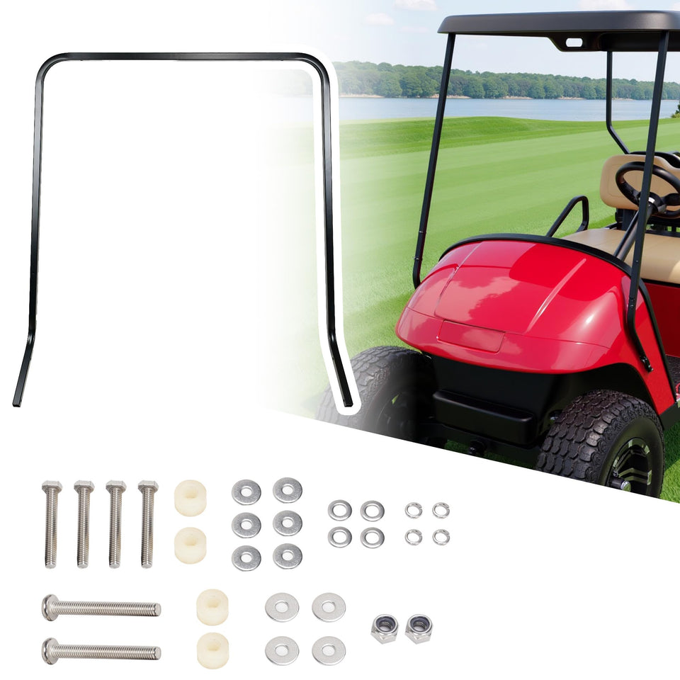 10L0L front roof top strut brackets stabilize EZGO TXT roof for smoother rides.