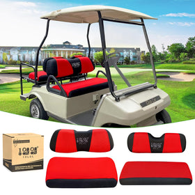 10L0L front seat cover for EZGO TXT enhances durability and grip