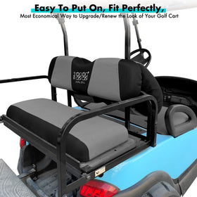 10L0L front seat cover installation strap for quick, tool-free fitting.