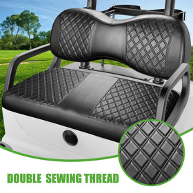 10L0L front-seat-cover size fits Yamaha G29 for precise mounting.