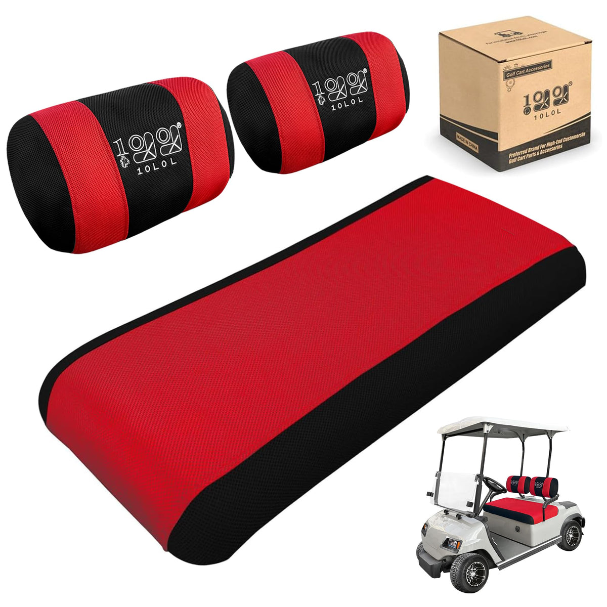 10L0L front seat cover for Yamaha carts protects against spills and sun damage