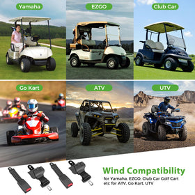 10L0L front-seat mounting guide for multiple golf cart models