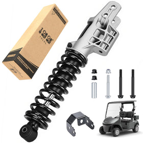 10L0L front shock strut with aluminum base showing rust resistance for EZGO RXV