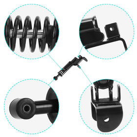 OEM 603024 mount view for 10L0L front shock strut assembly on EZGO RXV