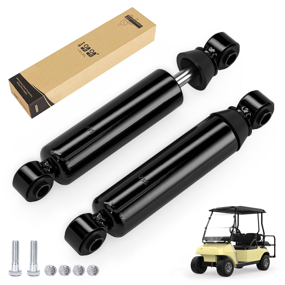10L0L front shocks kit for Club Car DS improves ride stability on rough roads