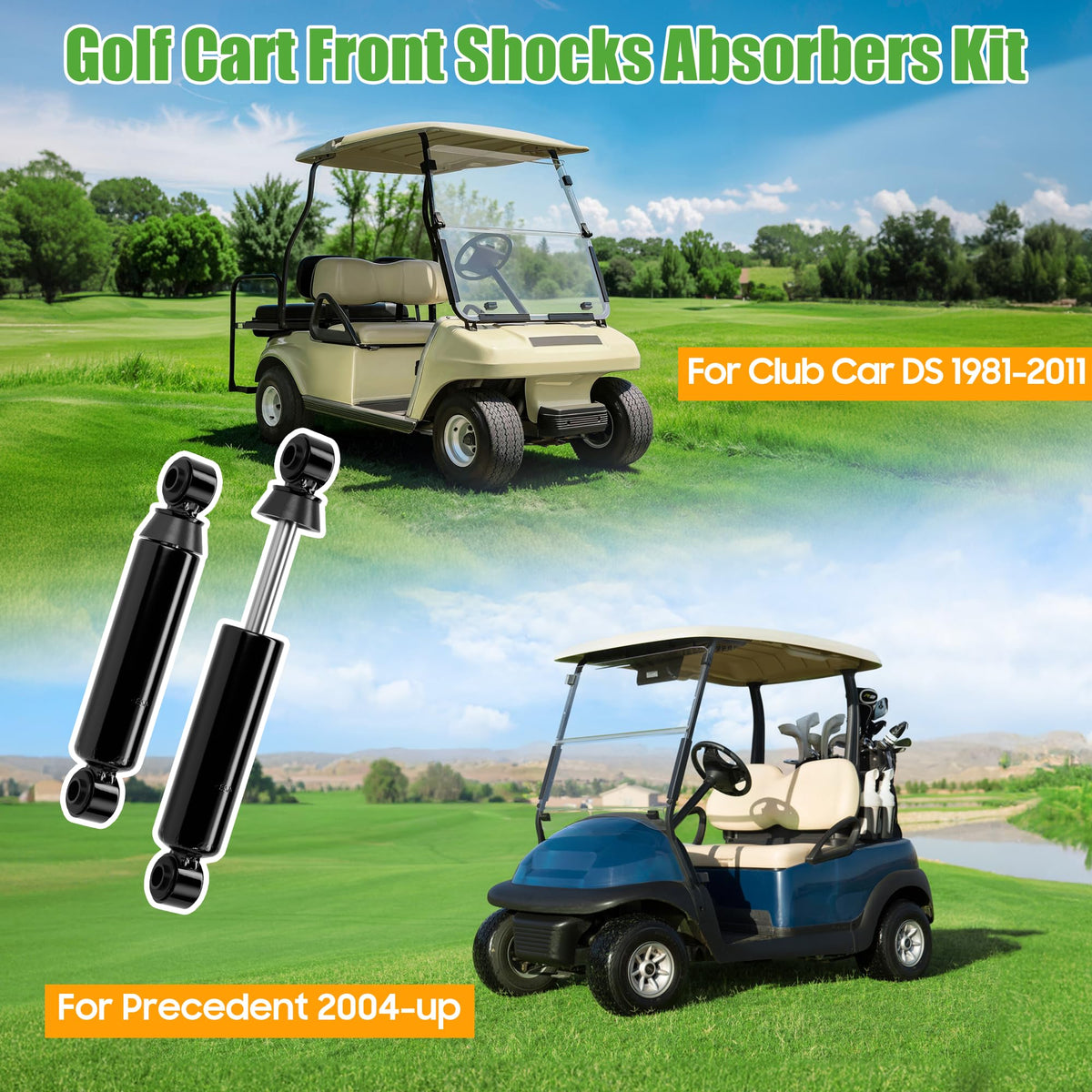 10L0L shocks for Club Car Precedent deliver consistent handling across temperatures