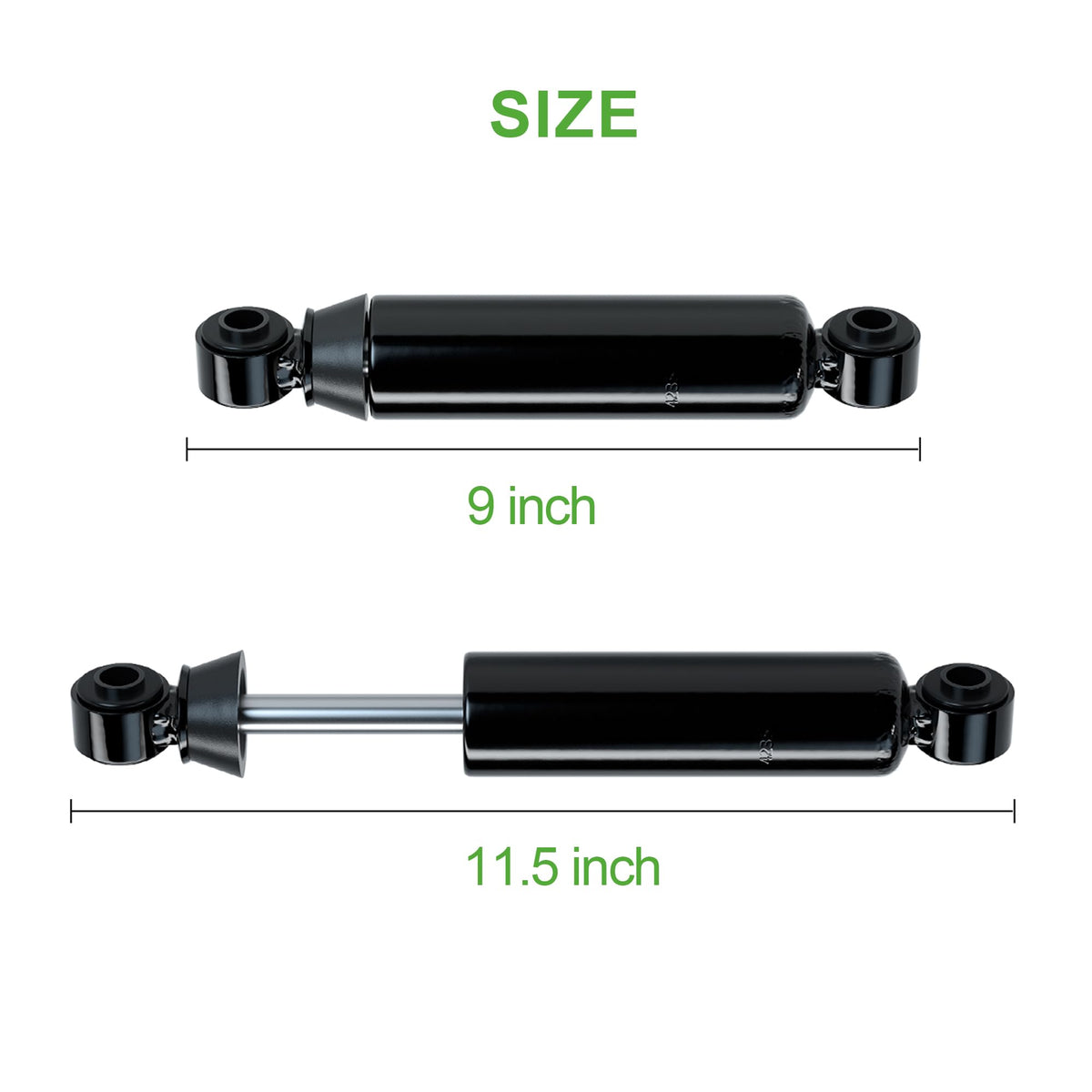 10L0L shocks with nitrocarburized rod for longer life and reduced wear