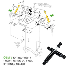 10L0L front shocks provide refined road feel with tuned valving for uneven surfaces