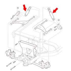 10L0L front shocks for Club Car Precedent deliver improved stability on rough surfaces