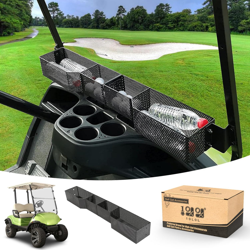 10L0L front storage basket for Yamaha G29 Drive keeps essentials organized.