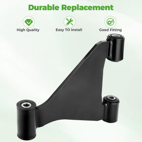 10L0L Front suspension hinge link on EZGO RXV for stable steering.