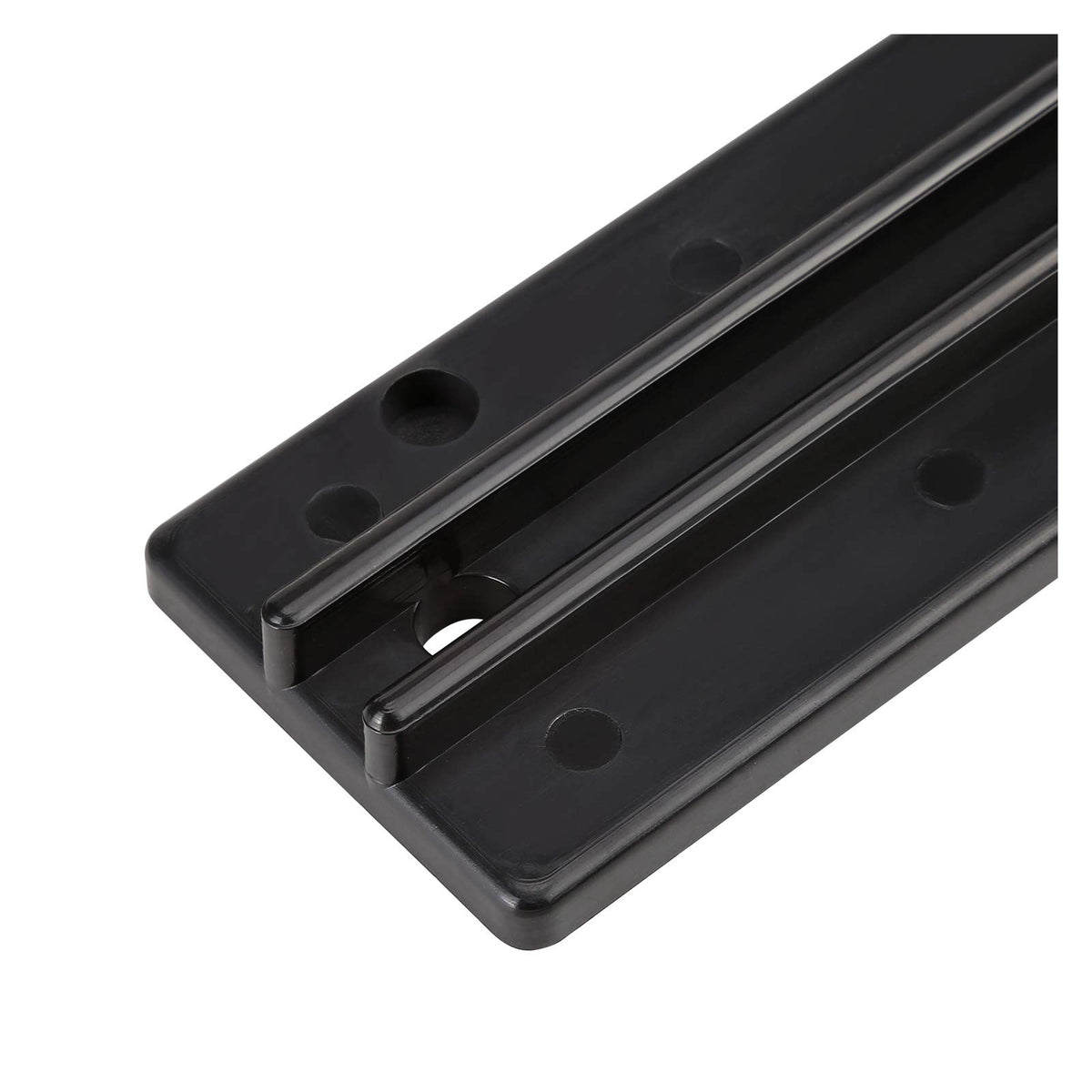 10L0L front view of hold down plates on battery tray