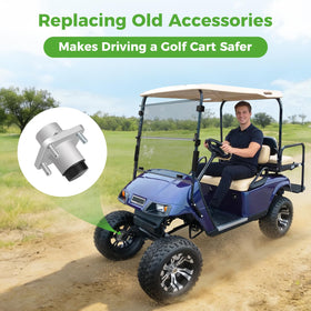 10L0L EZGO Marathon hub assembly supports smooth front-end operation.