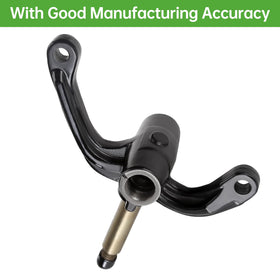 10L0L front-wheel area spindle assembly on EZGO RXV demonstrates durable build.