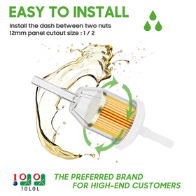 10L0L fuel filter detail included in the kit