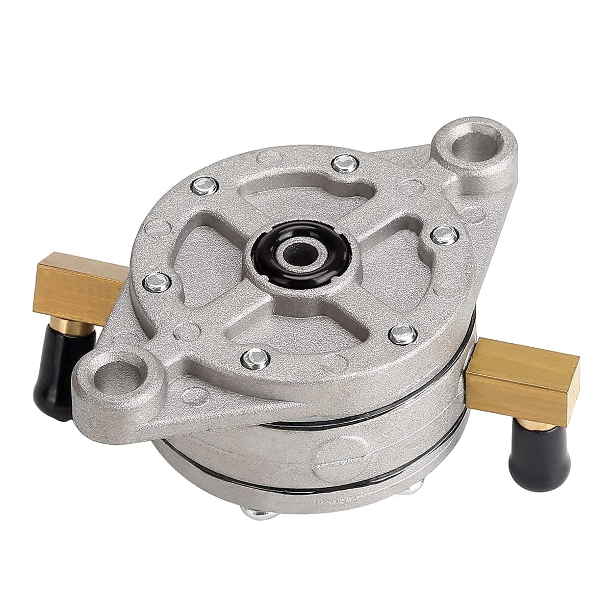 10L0L fuel pump EZGO 1989-1990-5 image demonstrates straightforward fit in 2-cycle engines.