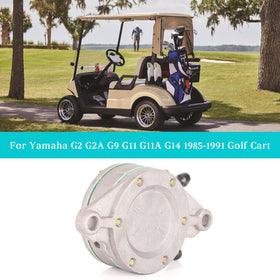 10L0L fuel pump installed in Yamaha G2 engine compartment.