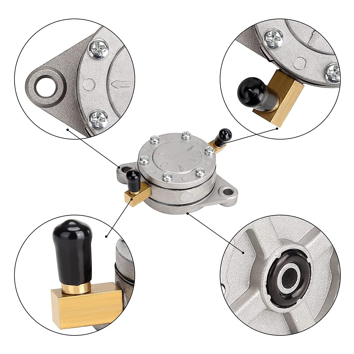 10L0L fuel pump OE replacement label signals direct EZGO compatibility.