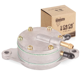 10L0L Yamaha golf cart engine room with fuel pump installation.