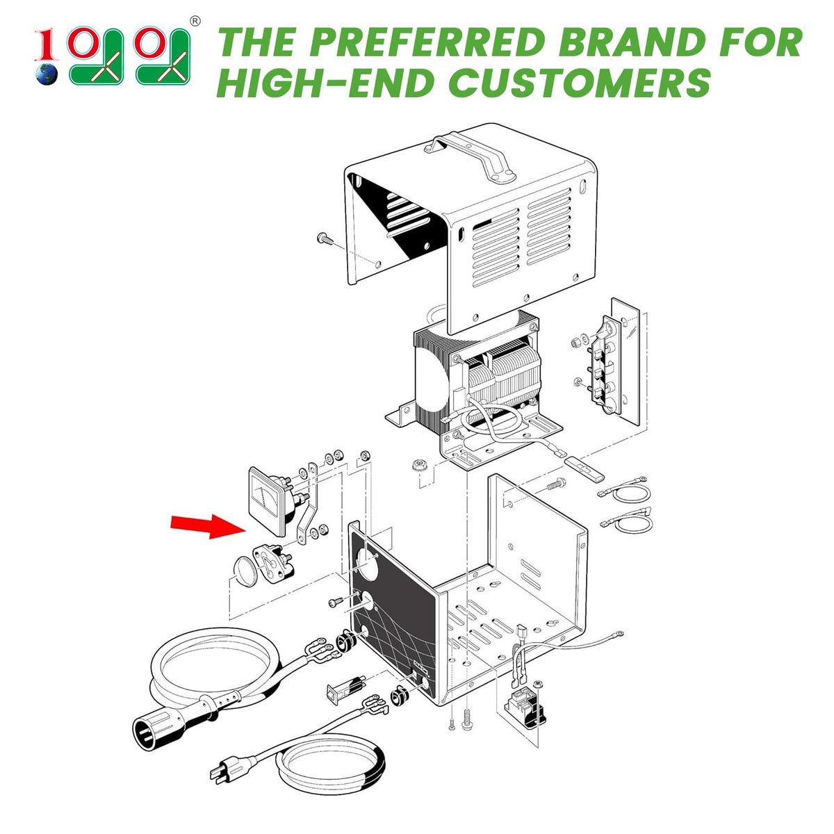 Packaging of the 10L0L fuse kit showing OEM cross-reference details.