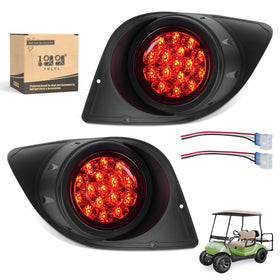 10L0L G29 left tail light assembly for Yamaha Drive, 12V compatibility.