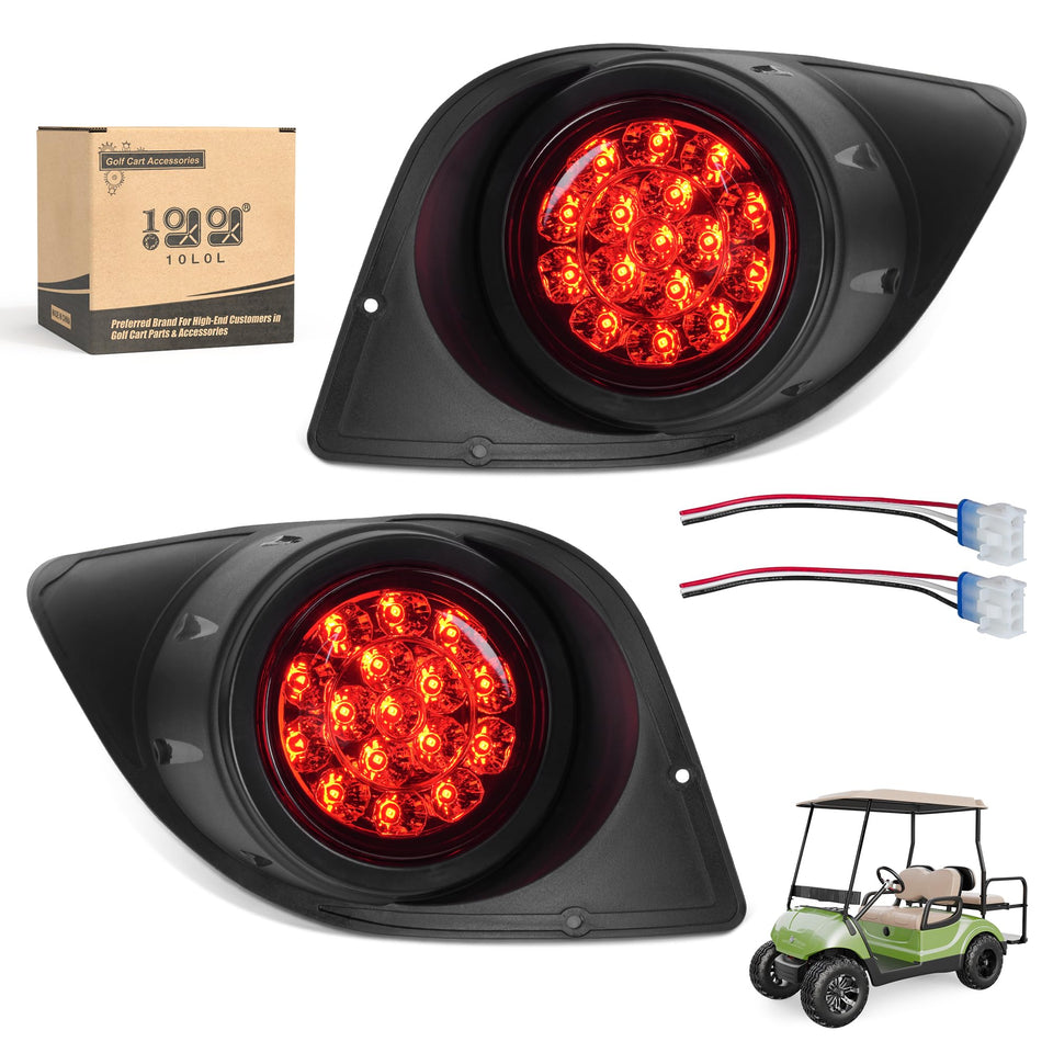 10L0L G29 left tail light assembly for Yamaha Drive, 12V compatibility.