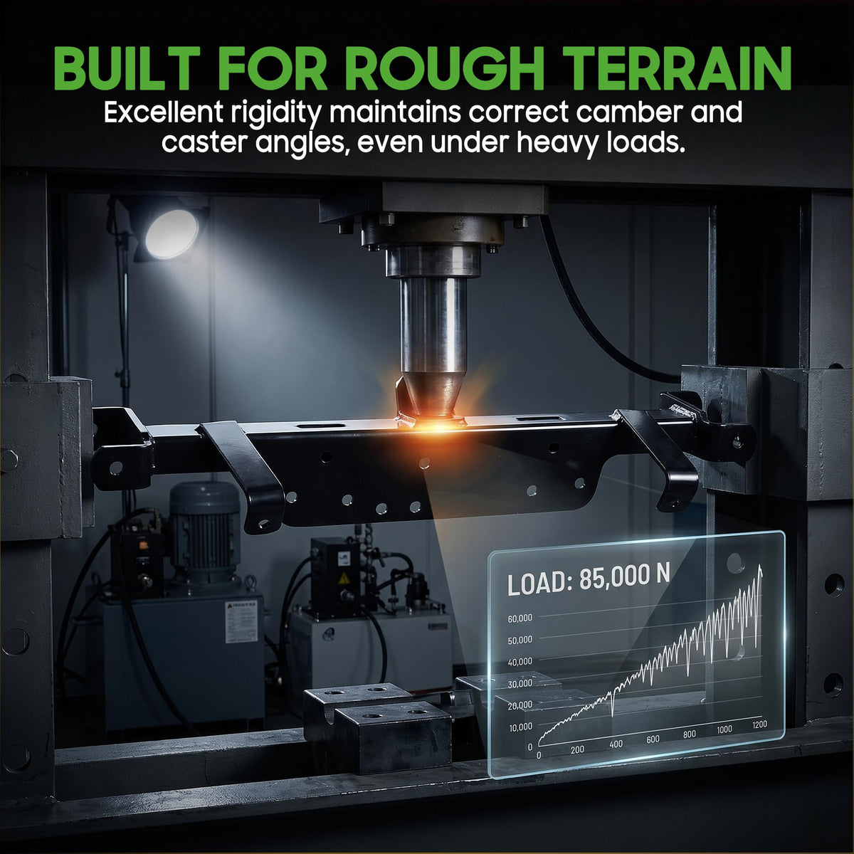10L0L gas-electric-cart-axle-weldment balances performance and compatibility