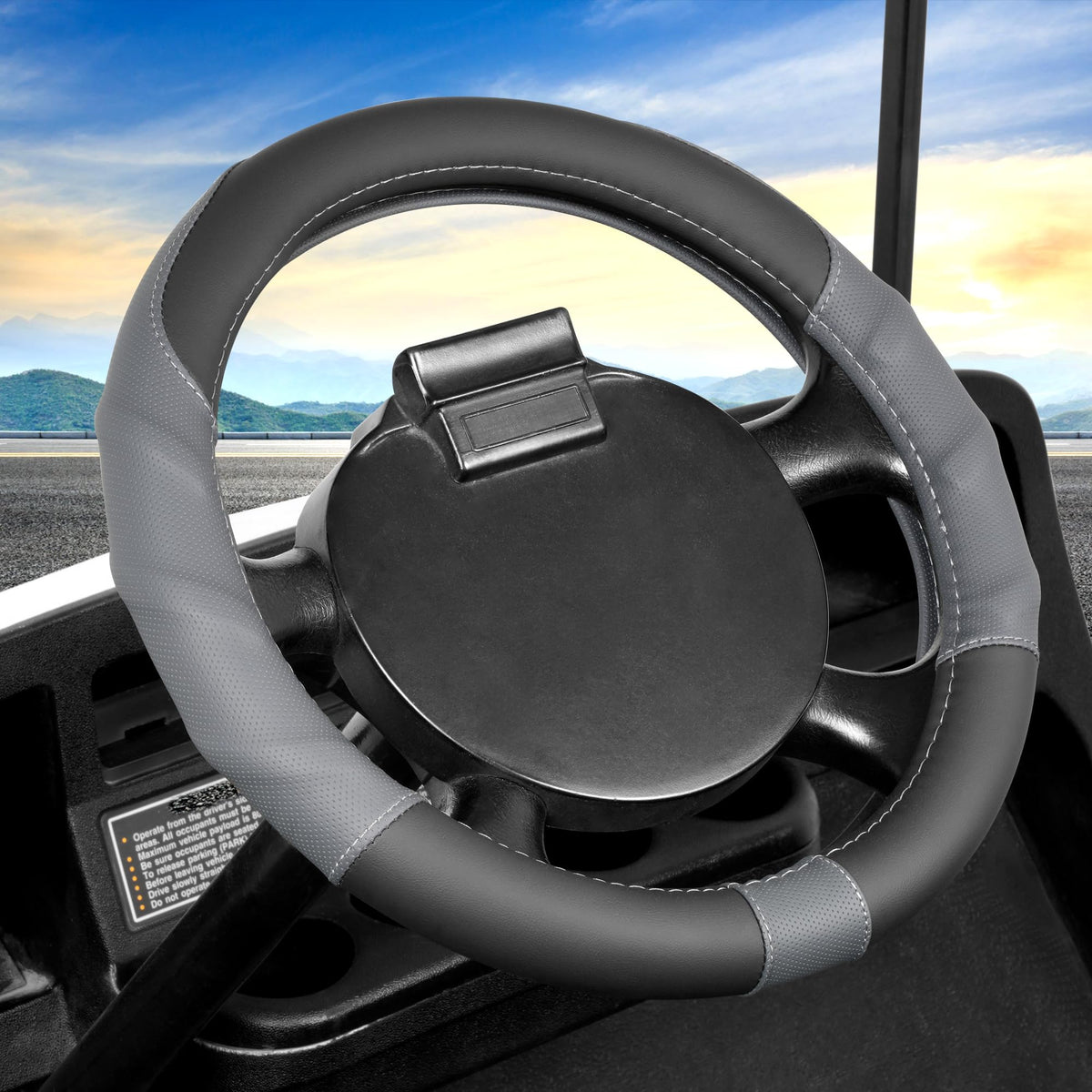Designed for 13-inch wheels on gas or electric EZGO carts.