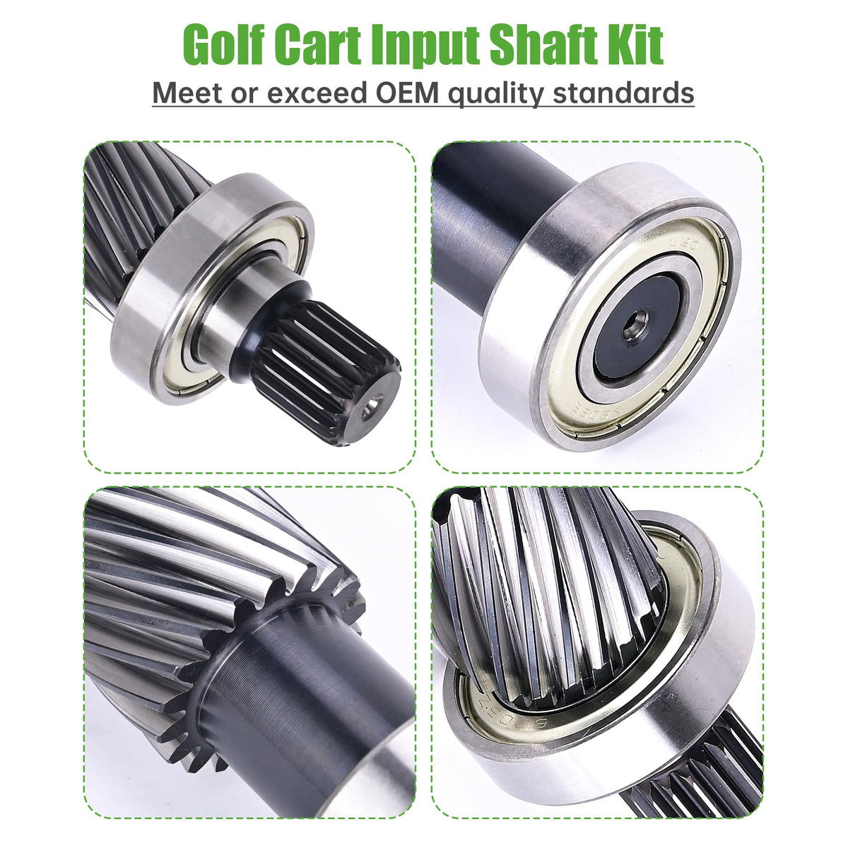 10L0L gear kit bore closeup with tight tolerances
