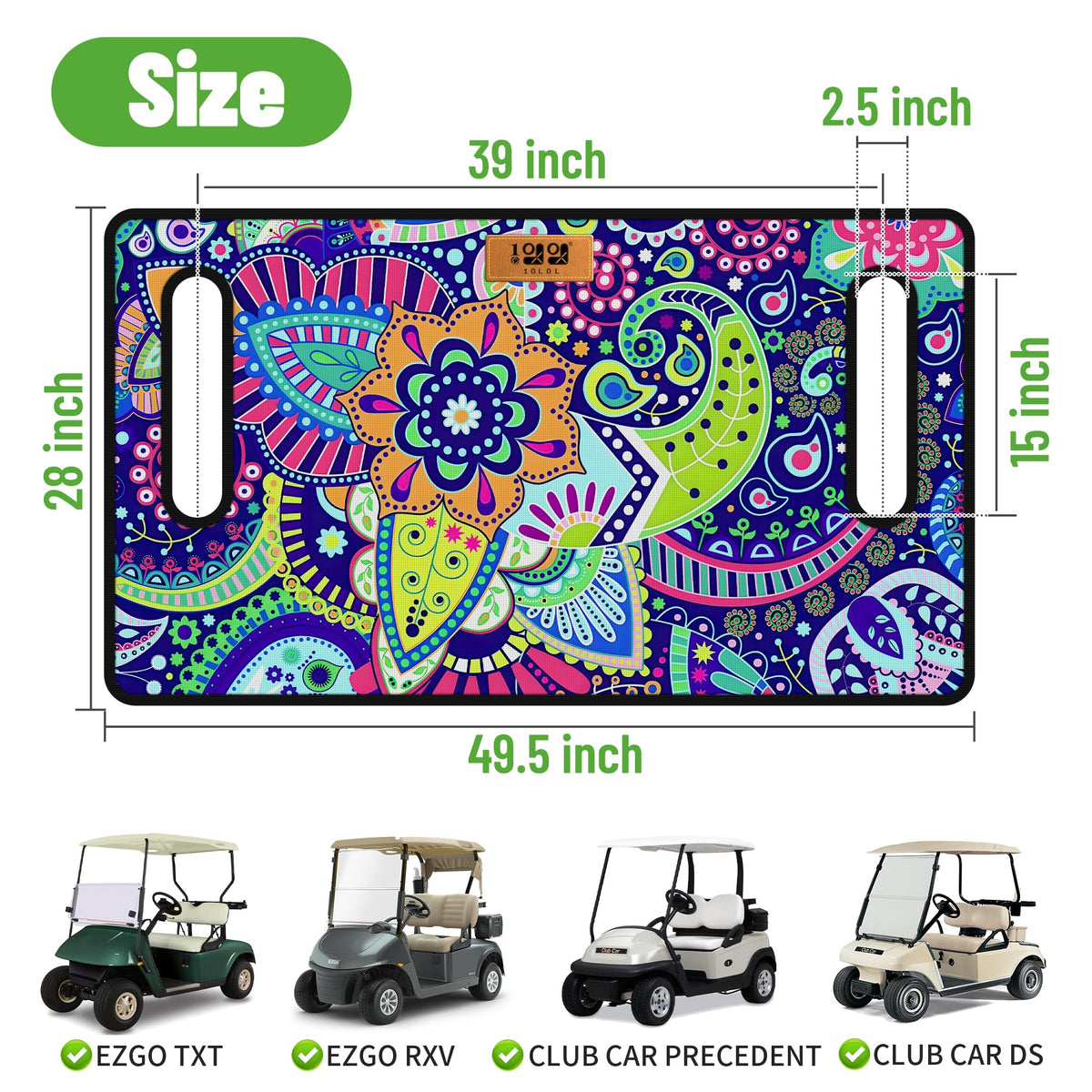 10L0L Gift-ready design complements golf carts and makes a practical present.