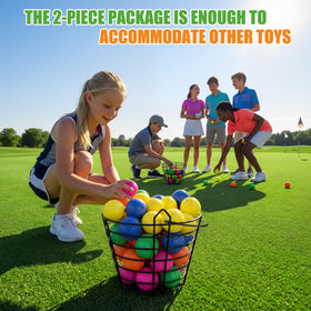 10L0L basket with hooks and handle for convenient carrying.