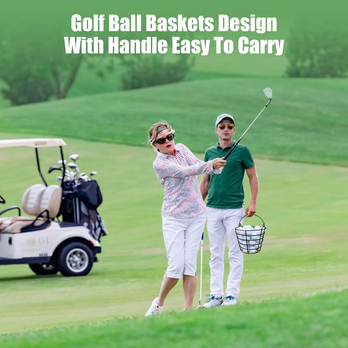 10L0L golf ball bucket with soft PVC wrap for grip