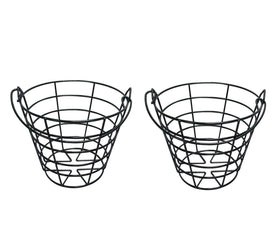 Includes two baskets for versatile practice setups