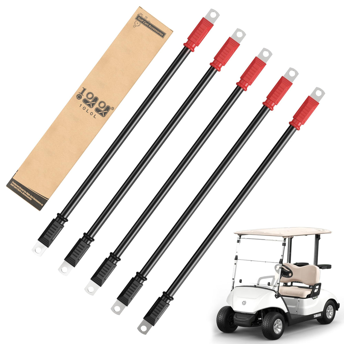 10L0L golf cable set 14ft ready for a direct swap and reliable power