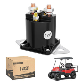 10L0L Golf Cart solenoid close-up highlights copper contacts for durability.
