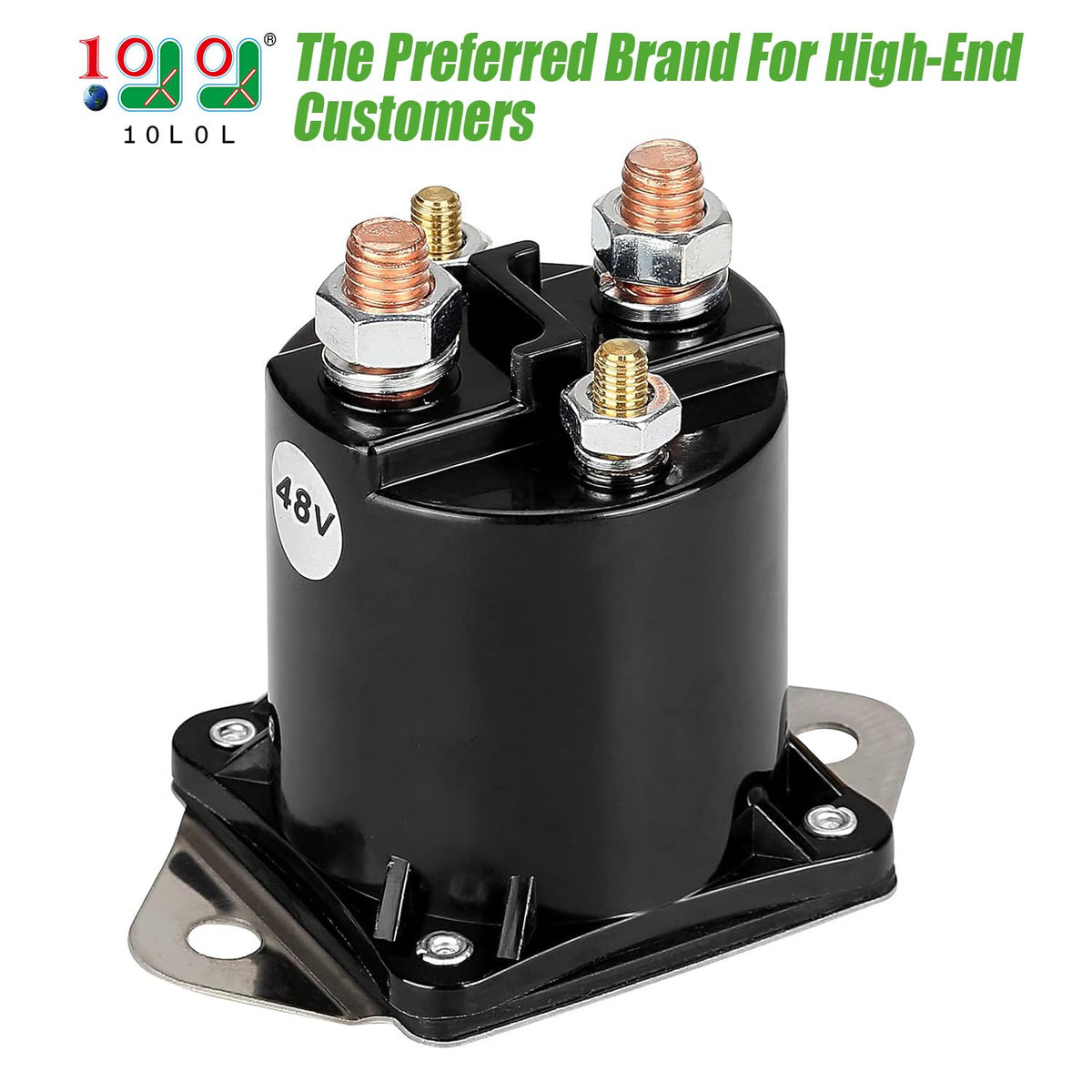 10L0L 48V solenoid relay side wiring for easier installation
